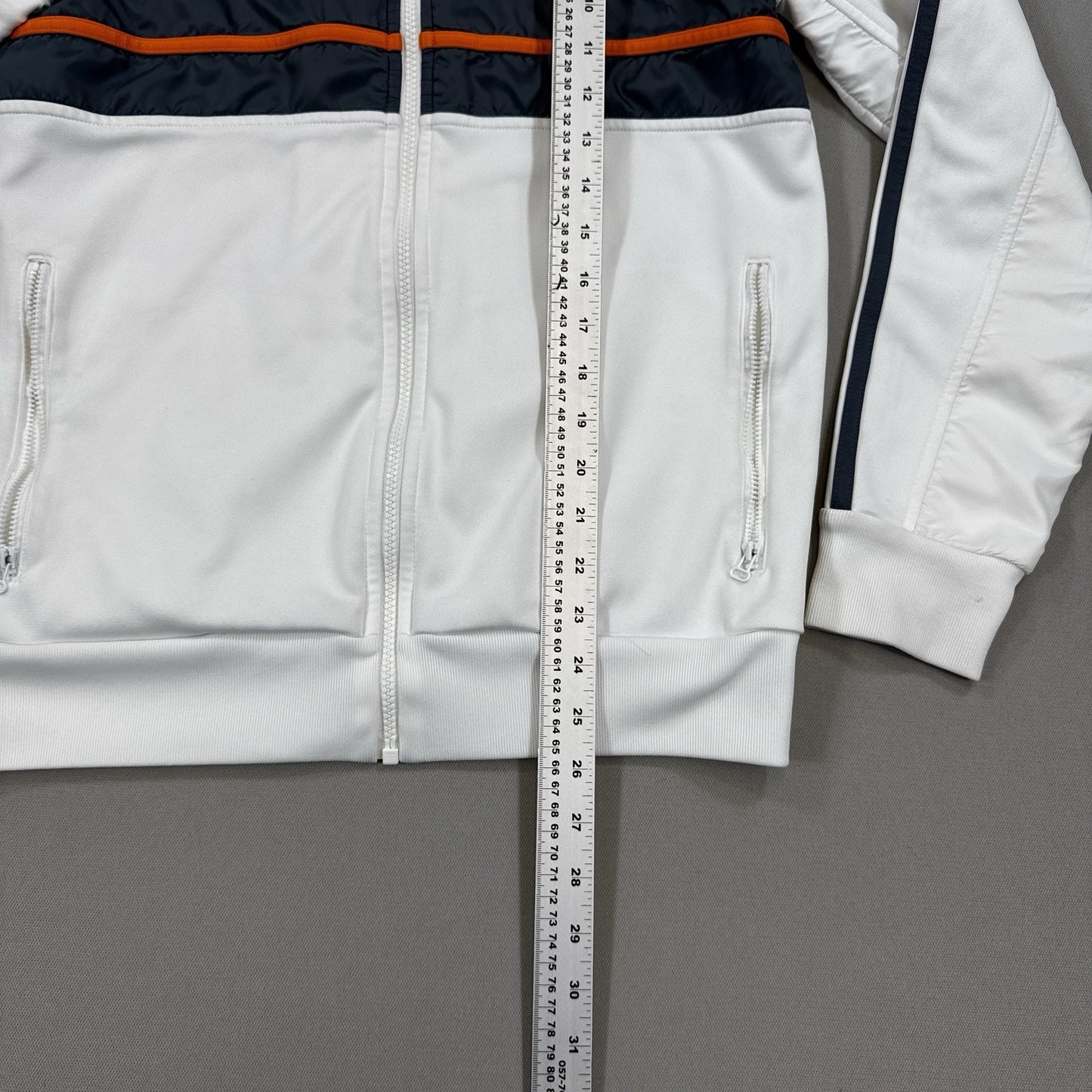 Adidas Real Madrid 2013/14 Anthem Jacket mens Small White Training Top Full Zip