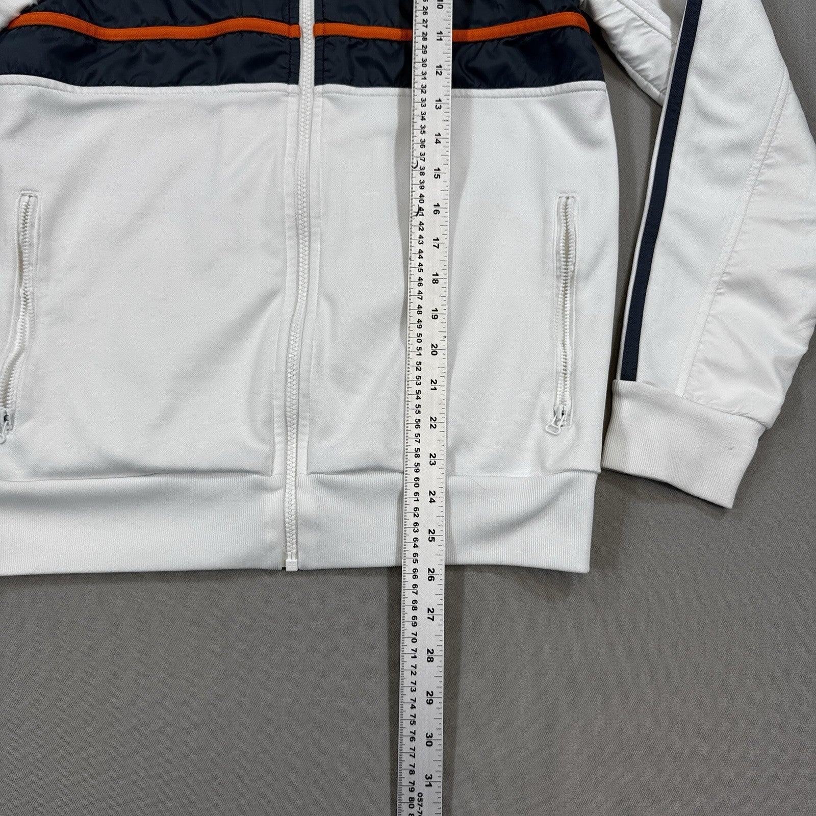 Adidas Real Madrid 2013/14 Anthem Jacket mens Small White Training Top Full Zip