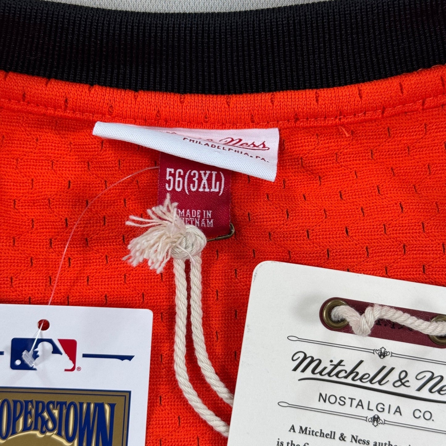 Cal Ripken Jr. Orange Baltimore Orioles Cooperstown Authentic Jersey mens 3XL