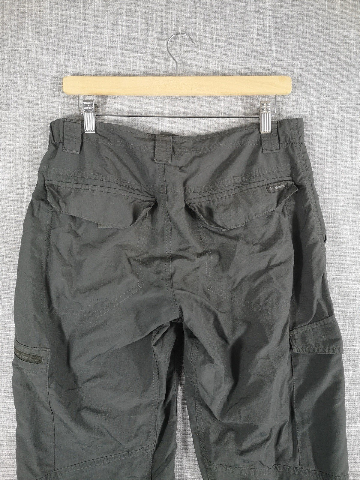 Columbia Sportswear Cargo Pants Performance Flex Gray Straight Mens 32x34