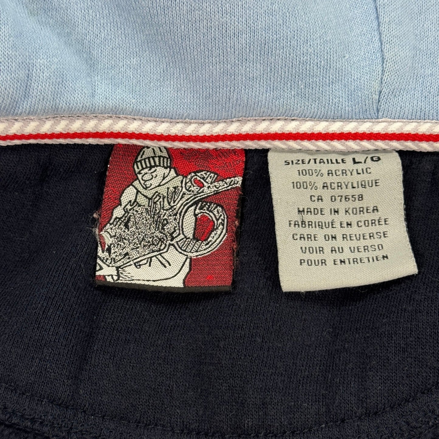 Vintage Y2K South Pole Hoodie Homies Graphitti Spray Paint mens Large Navy Blue