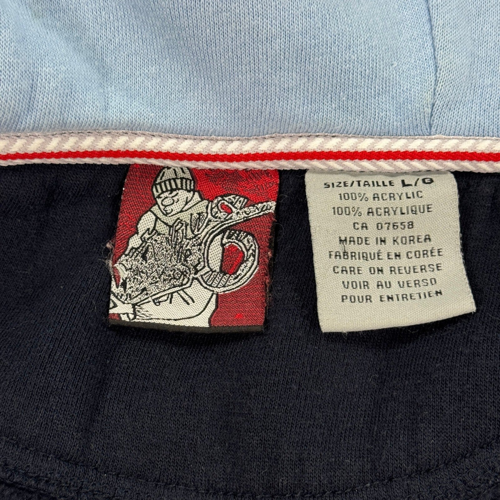 Vintage Y2K South Pole Hoodie Homies Graphitti Spray Paint mens Large Navy Blue