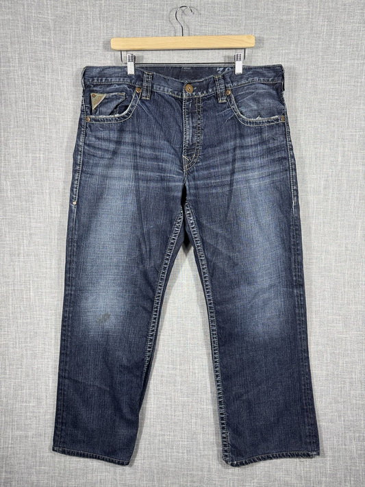 Silver Jeans 925 Series Gordie Blue Y2K Mens 38x34