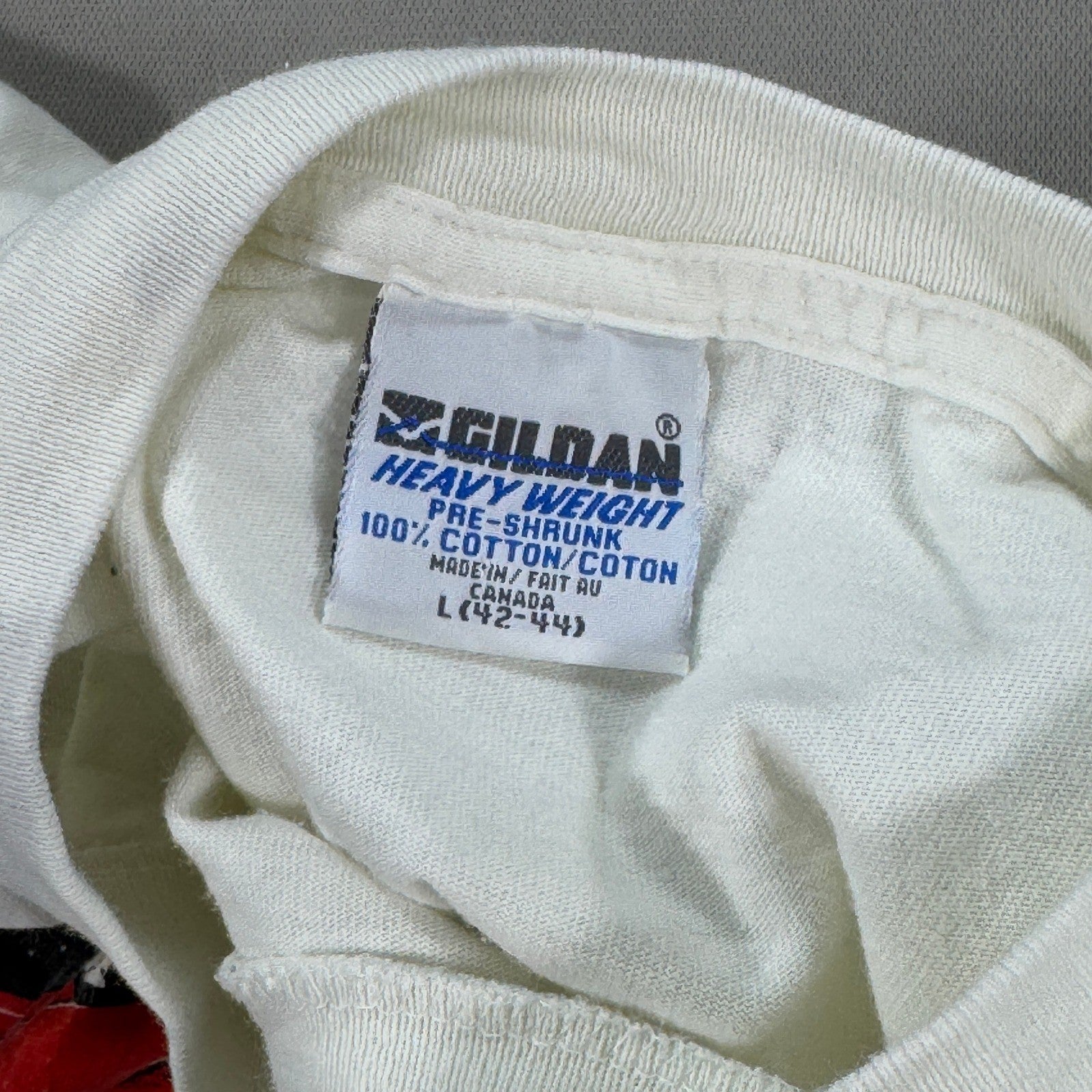 Vintage Funny Graphic T-Shirt Real Men Dont Ask Directions Mens L Made In Canada