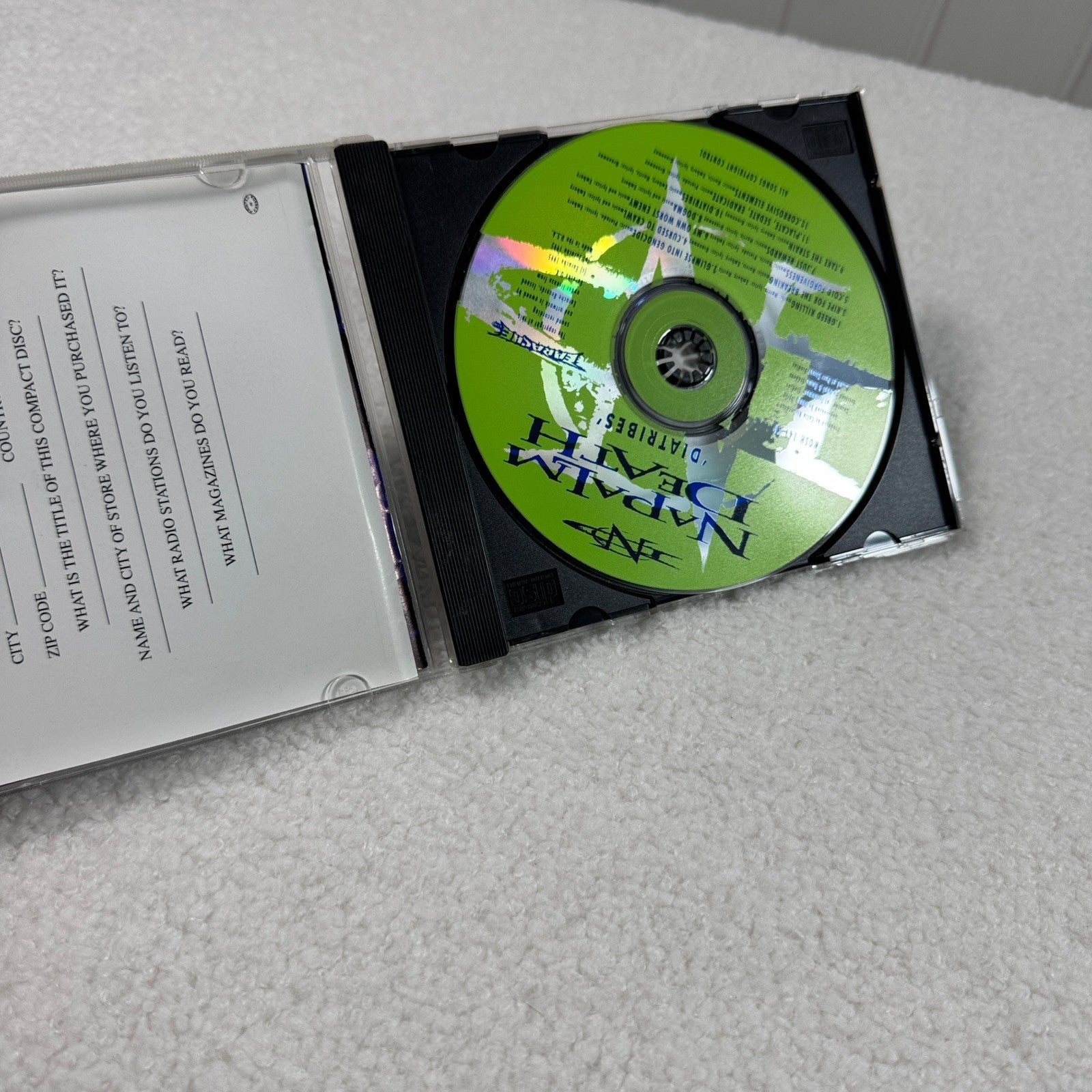 Metal CDs Lot WASP Judas Priest Gwar Napalm Death Queensryche ETC