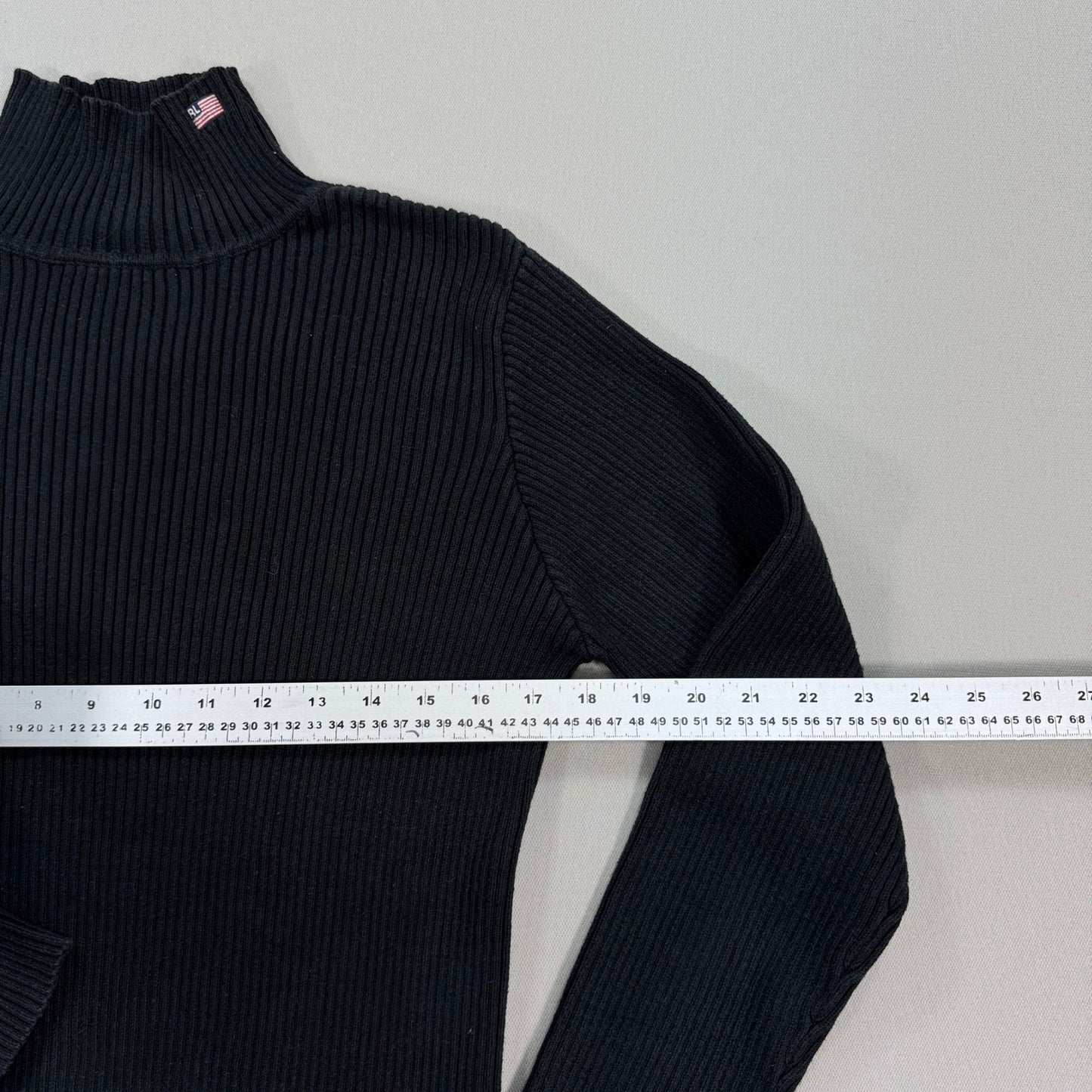 Polo Jeans Co Ralph Lauren Knit Sweater Black Label Womens XL Pullover