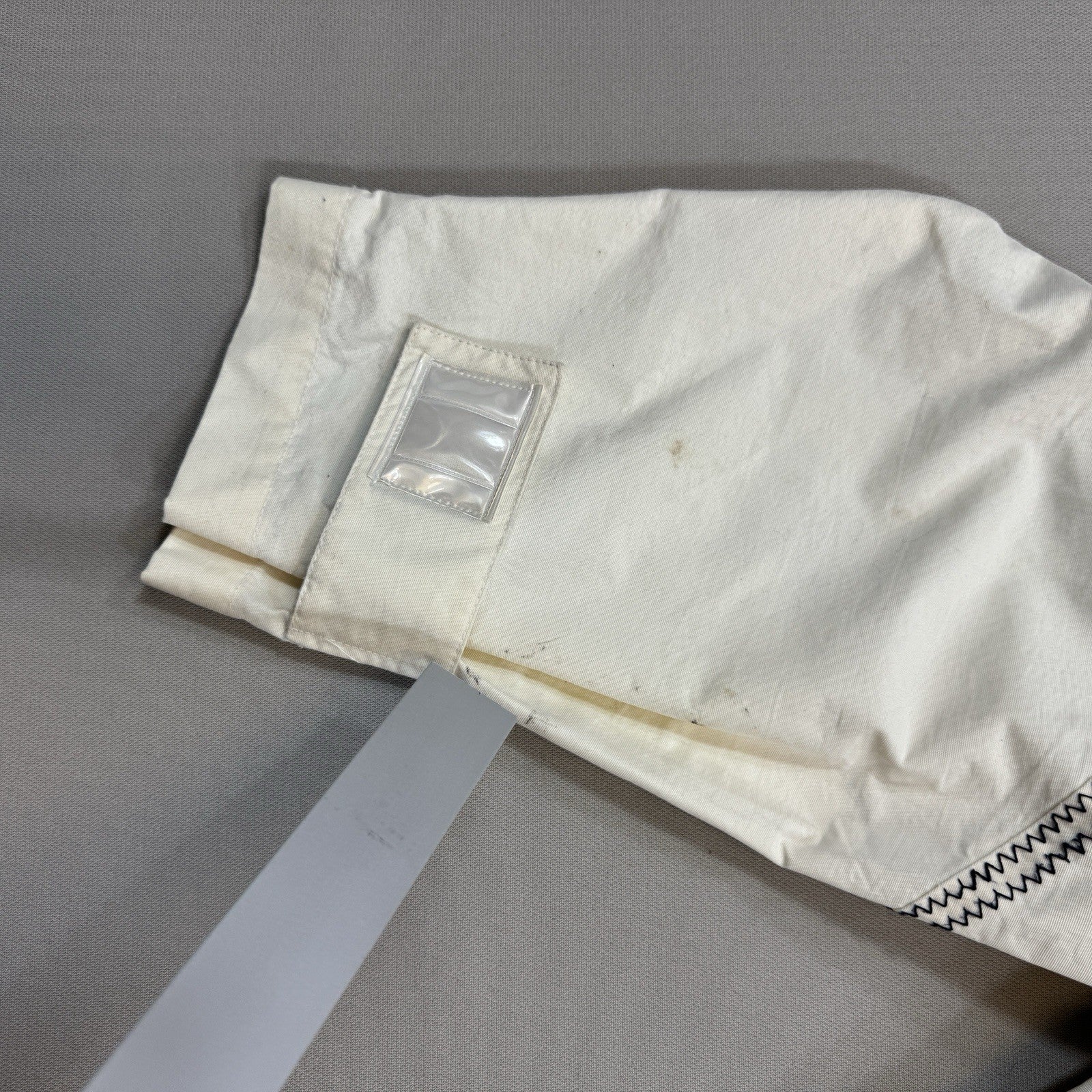 Vintage 90s Tommy Hilfiger Sailing Gear Jacket mens XL White Full Zip Hoodie