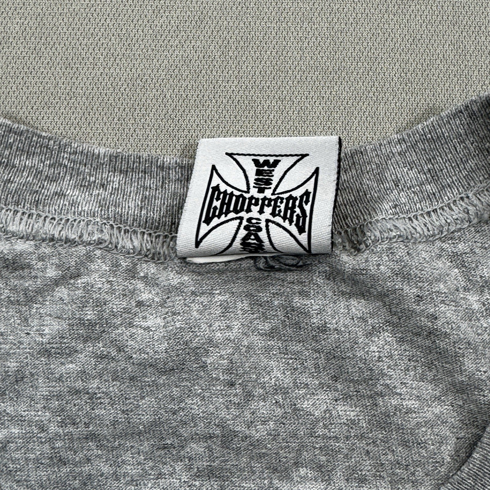 Vintage West Coast Choppers Jesse Who Shirt Men’s Large Gray Sleeveless Top