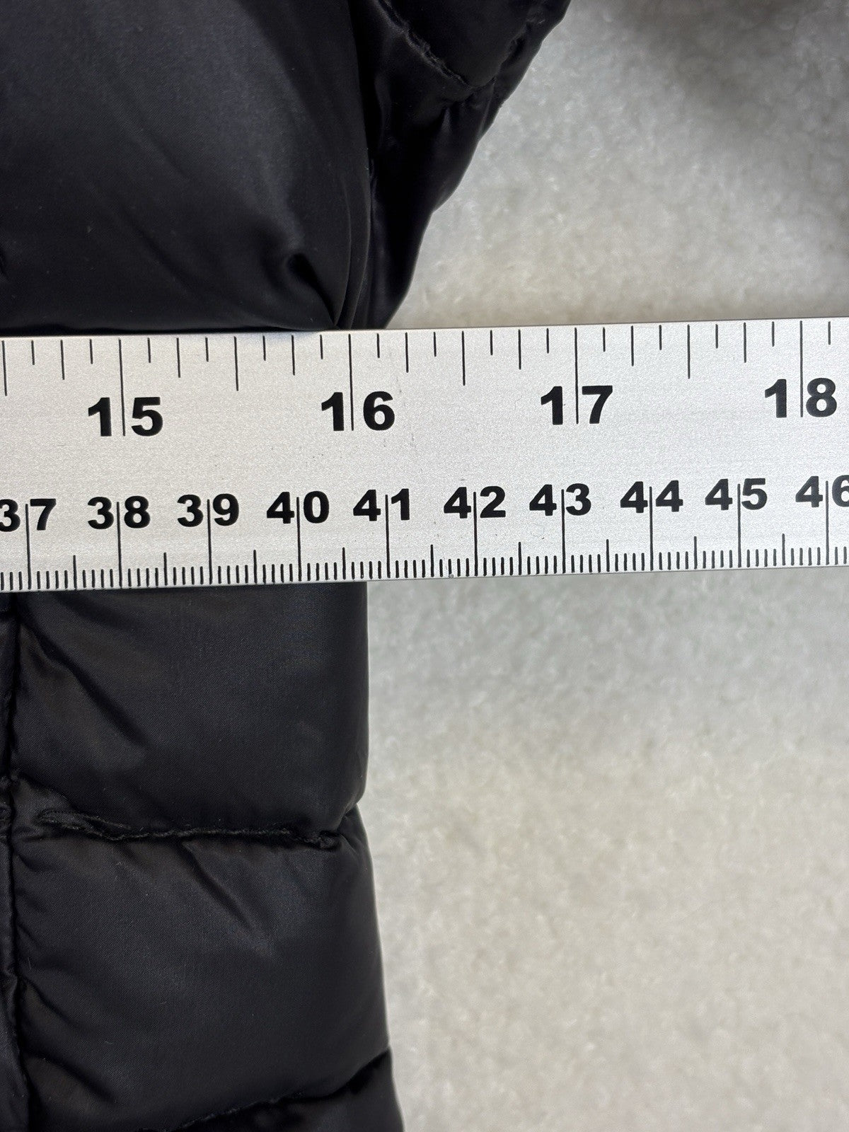 Calvin Klein Puffer Down Jacket Womens Small Black Lightweight Quilted Zip Up