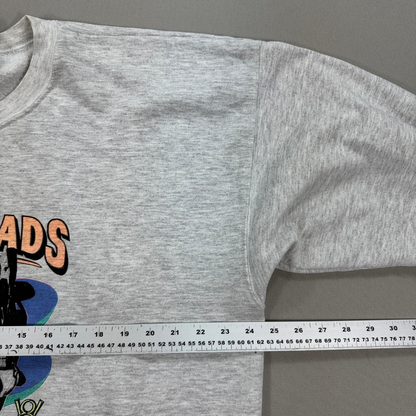 Vintage Ford Flatheads Forever Sweatshirt mens XL Gray Graphic Print Crewneck