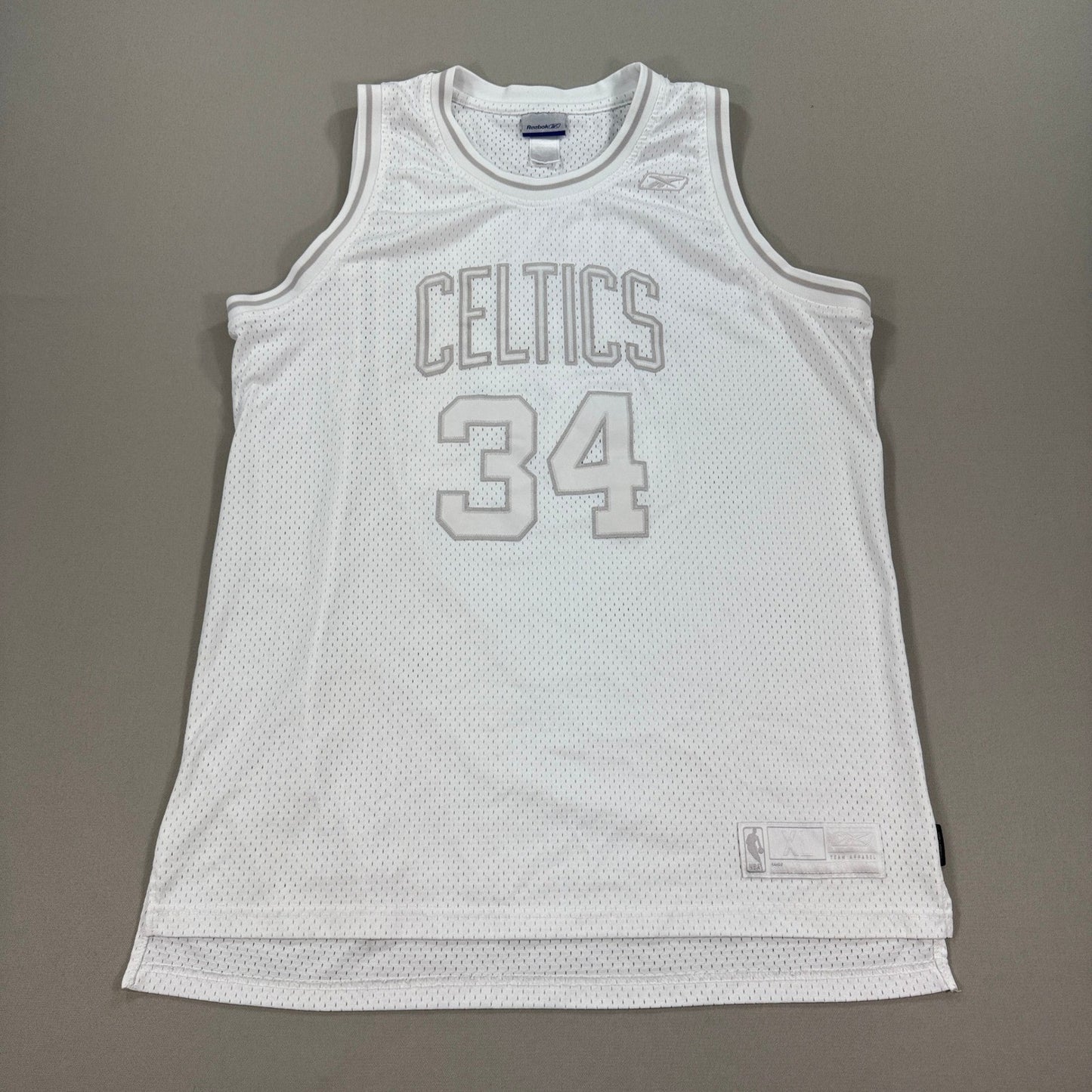Vintage Paul Pierce NBA Boston Celtics #34 Reebok Jersey XL Off White