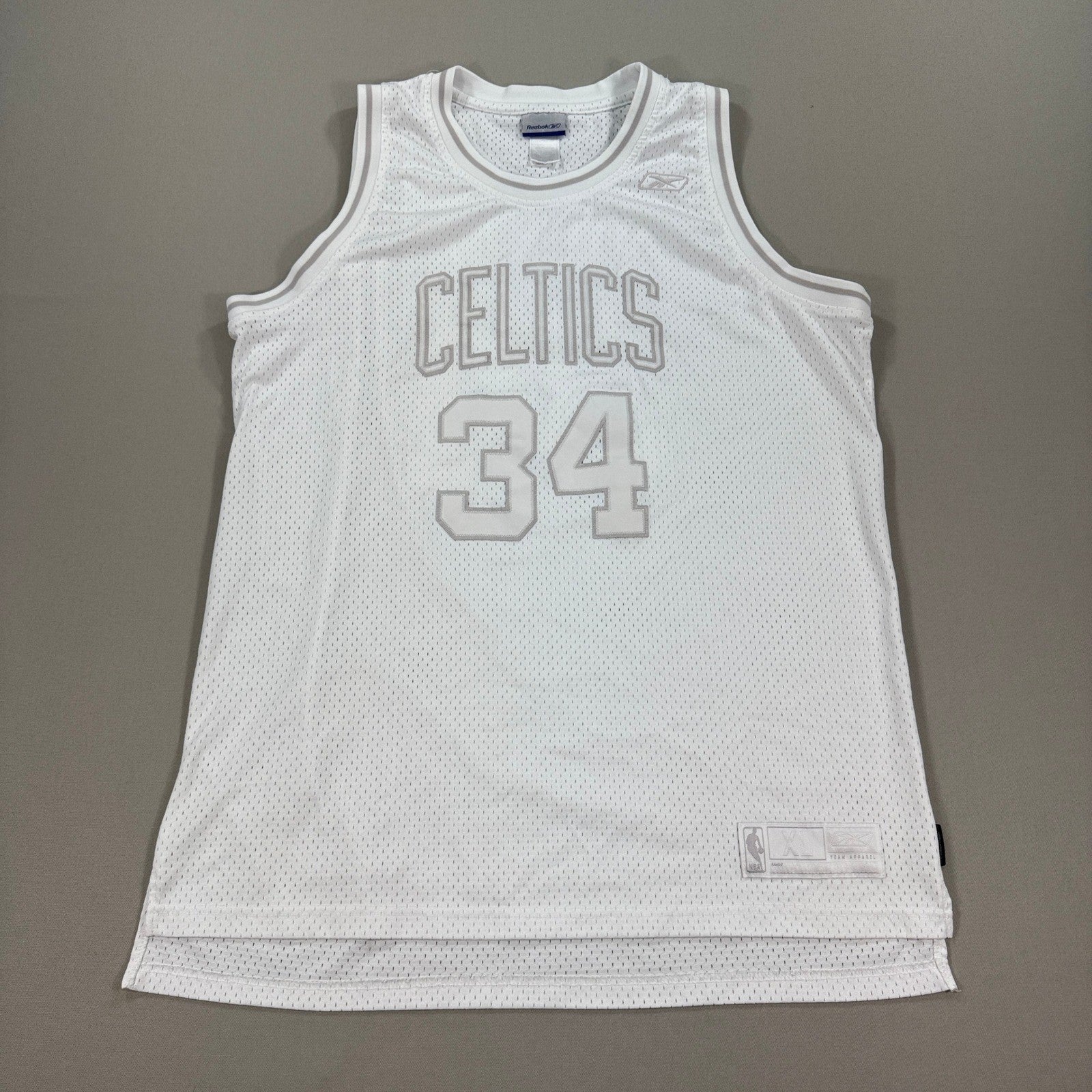 Vintage Paul Pierce NBA Boston Celtics #34 Reebok Jersey XL Off White