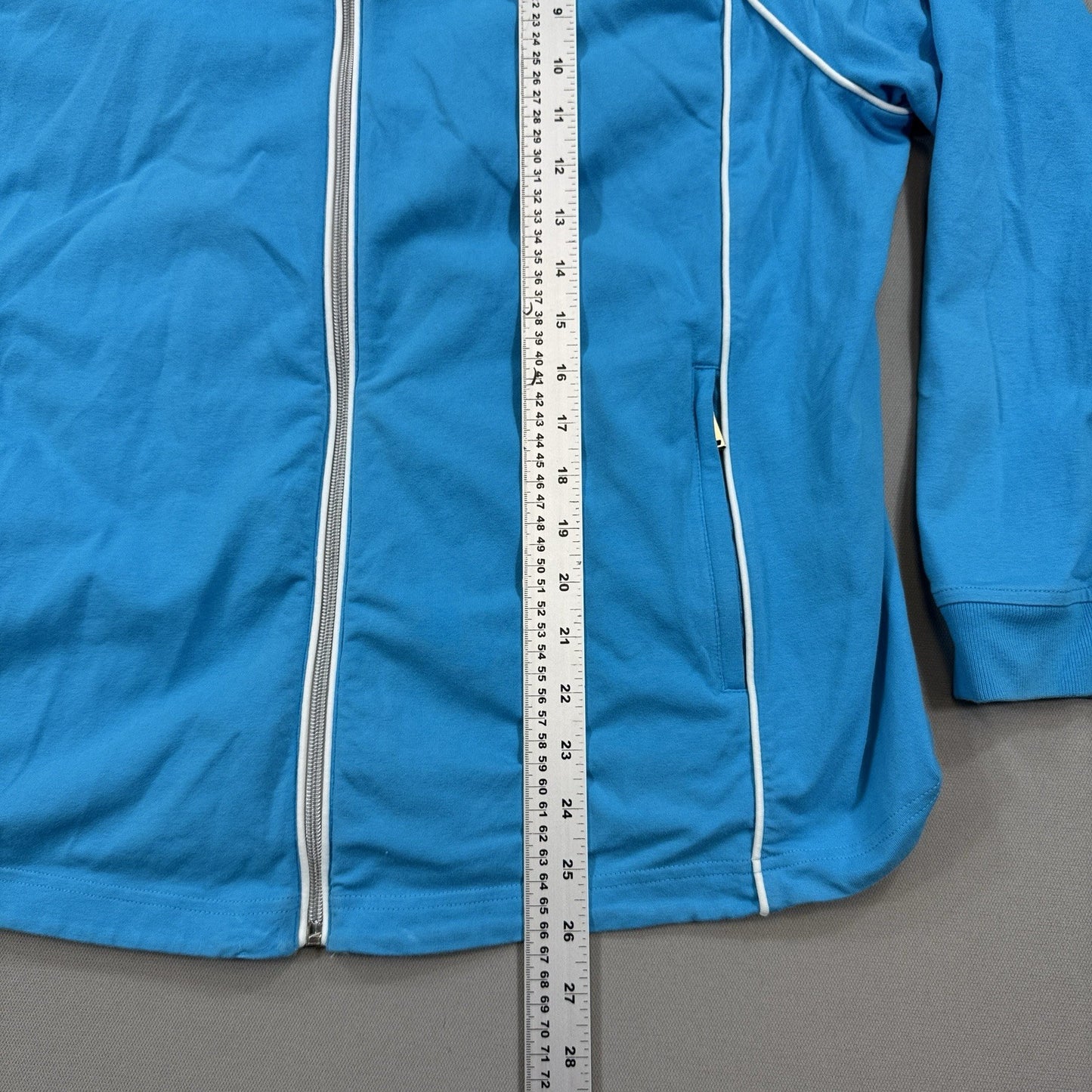 Lauren Ralph Lauren Track Jacket Womens 2X Turquoise Full Zip Activewear Sports