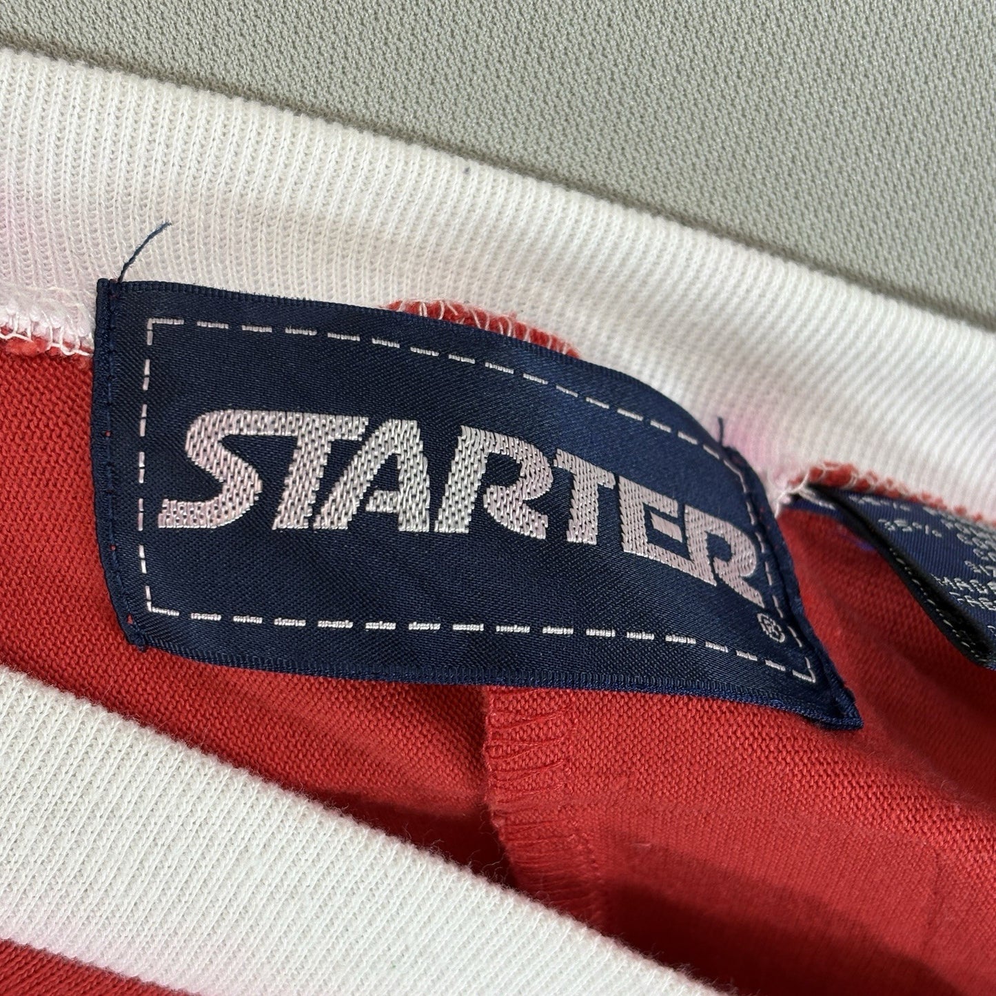 Vintage Rare Starter NHL Chicago Blackhawks 3/4 Sleeve Shirt Mens Large