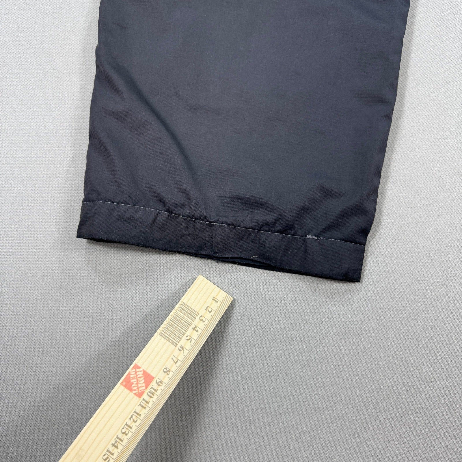 Vintage Nike Nylon Track Pants Wide Leg mens Large Windbreaker Drawstring Black