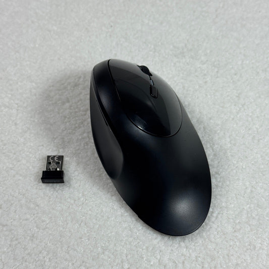 Kensington Pro Fit Ergo Vertical Wireless Mouse with USB Receiver Black