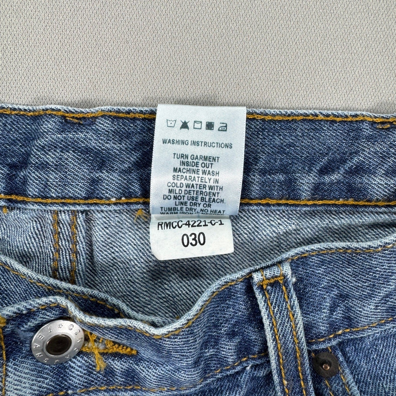 Vintage CINCH mens Size 36x30 Jeans Green Label Baggy Fit Med Wash Denim