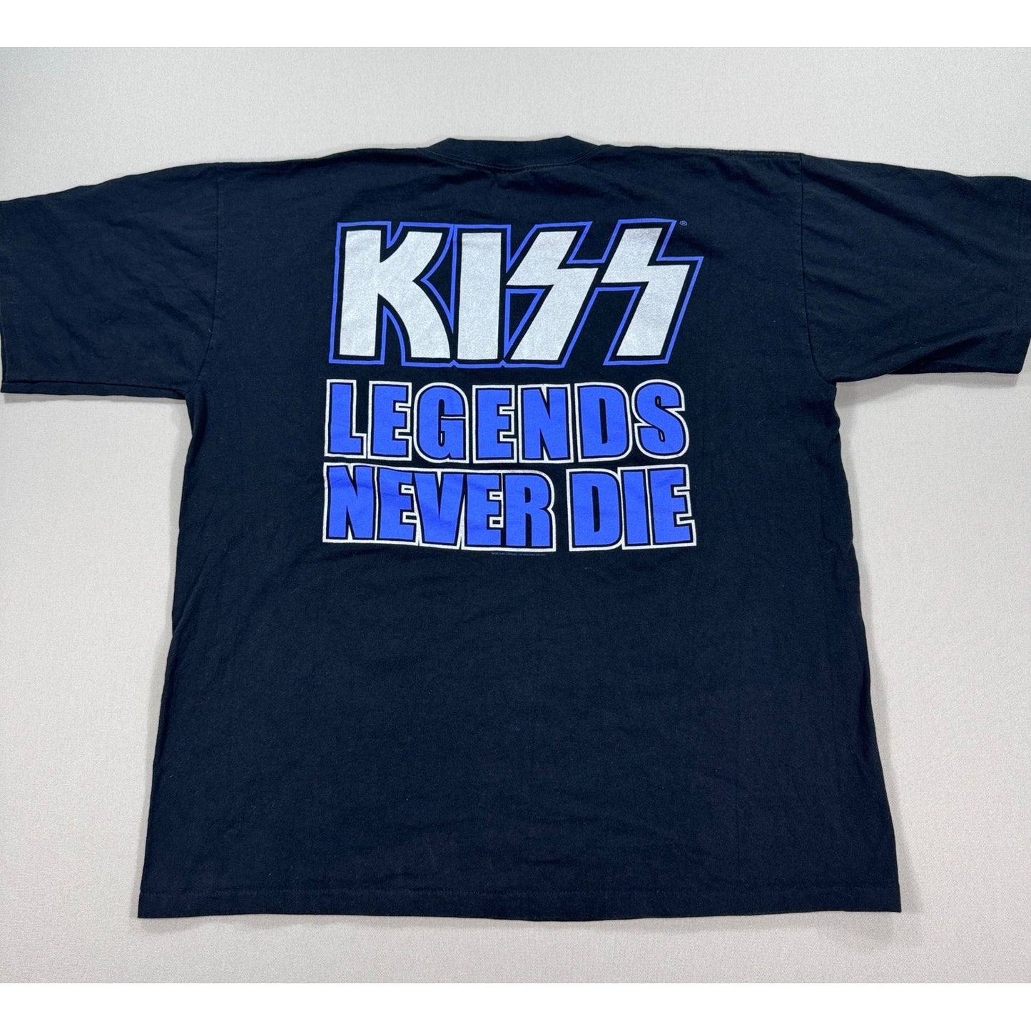 Vintage KISS Concert Shirt The Farewell Tour Legends Never Die 2XL USA Made Y2K