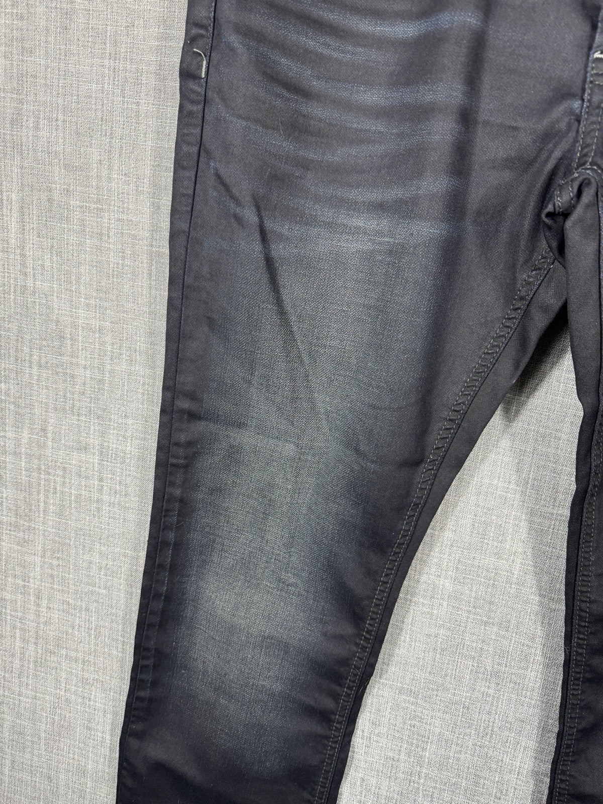 Buffalo David Bitton Ash X Skinny Stretch Black Jeans Dark Wash Mens 32x32