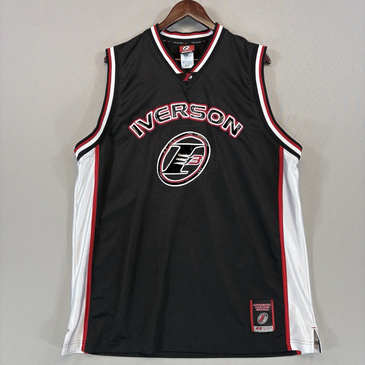 Allen Iverson NBA Black Limited Edition #3 Reebok jersey Mens Size XL
