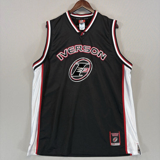 Allen Iverson NBA Black Limited Edition #3 Reebok jersey Mens Size XL