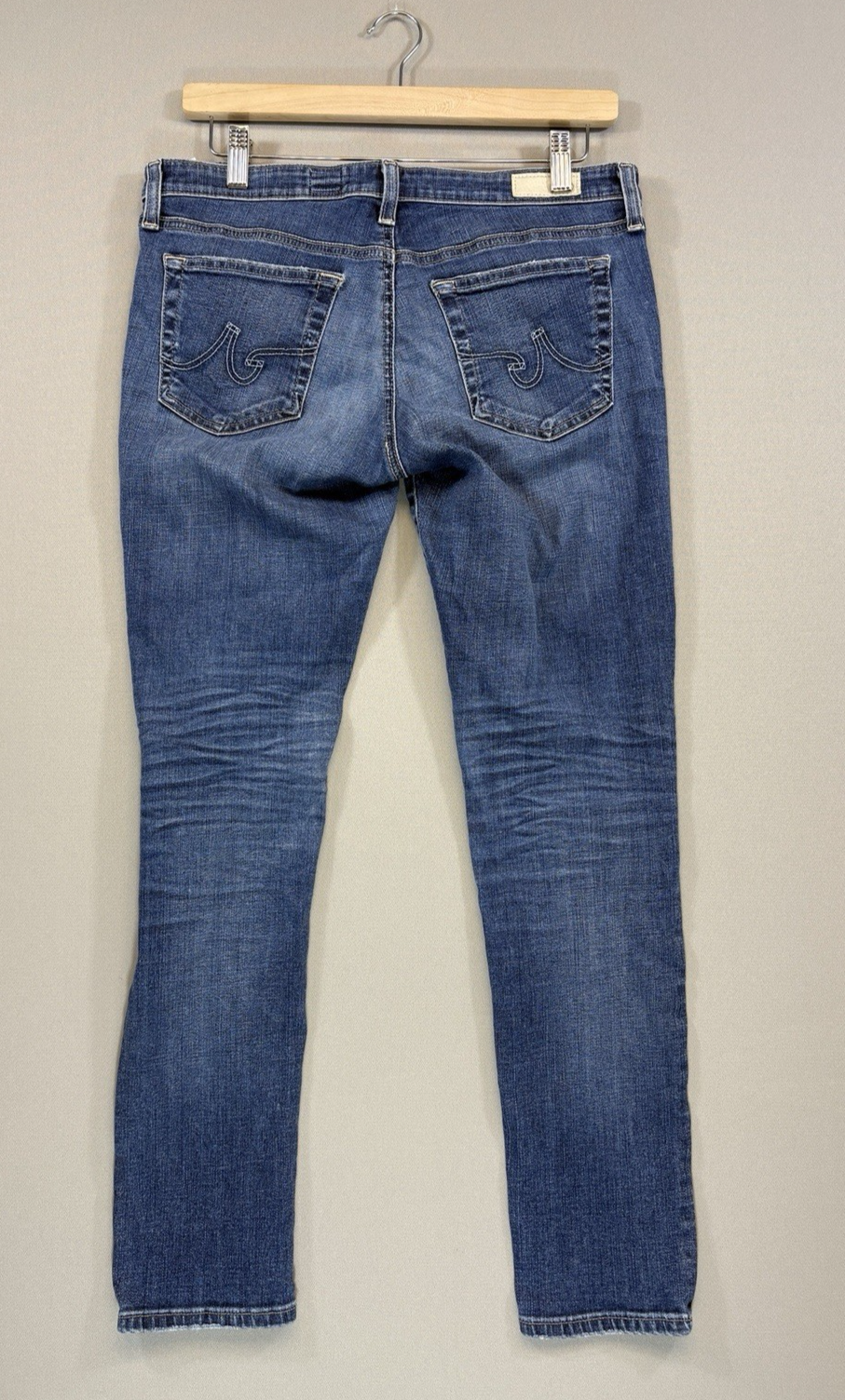 AG Adriano Goldschmied Jeans mens Size 30R Legging Ankle Skinny Blue Denim