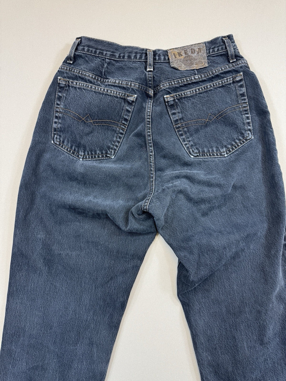 Vintage Ikeda High Rise Womens Sz 31 Gray Denim Jeans Medium Wash