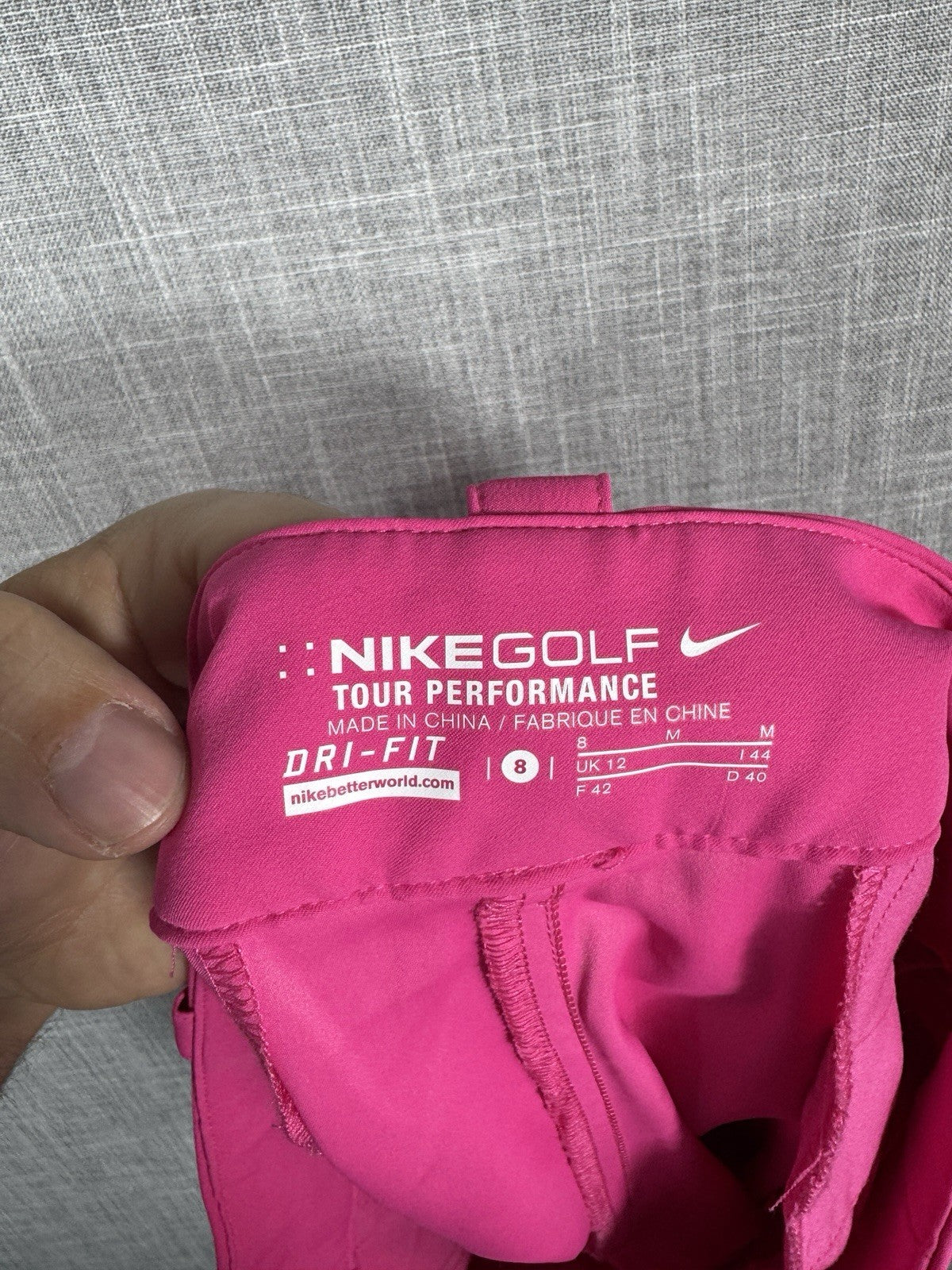 Nike Tour Performance Dri-Fit Hot Pink Golf Pants Womens Size 8