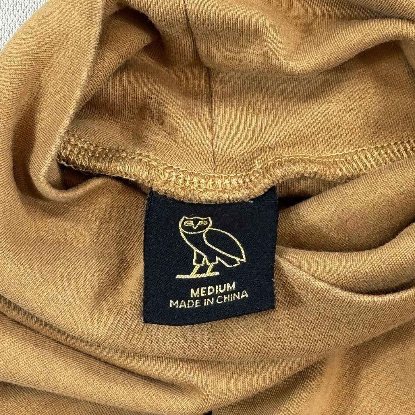 OVO October's Very Own Drake Owl Womens Medium Brown Turtleneck Sweater