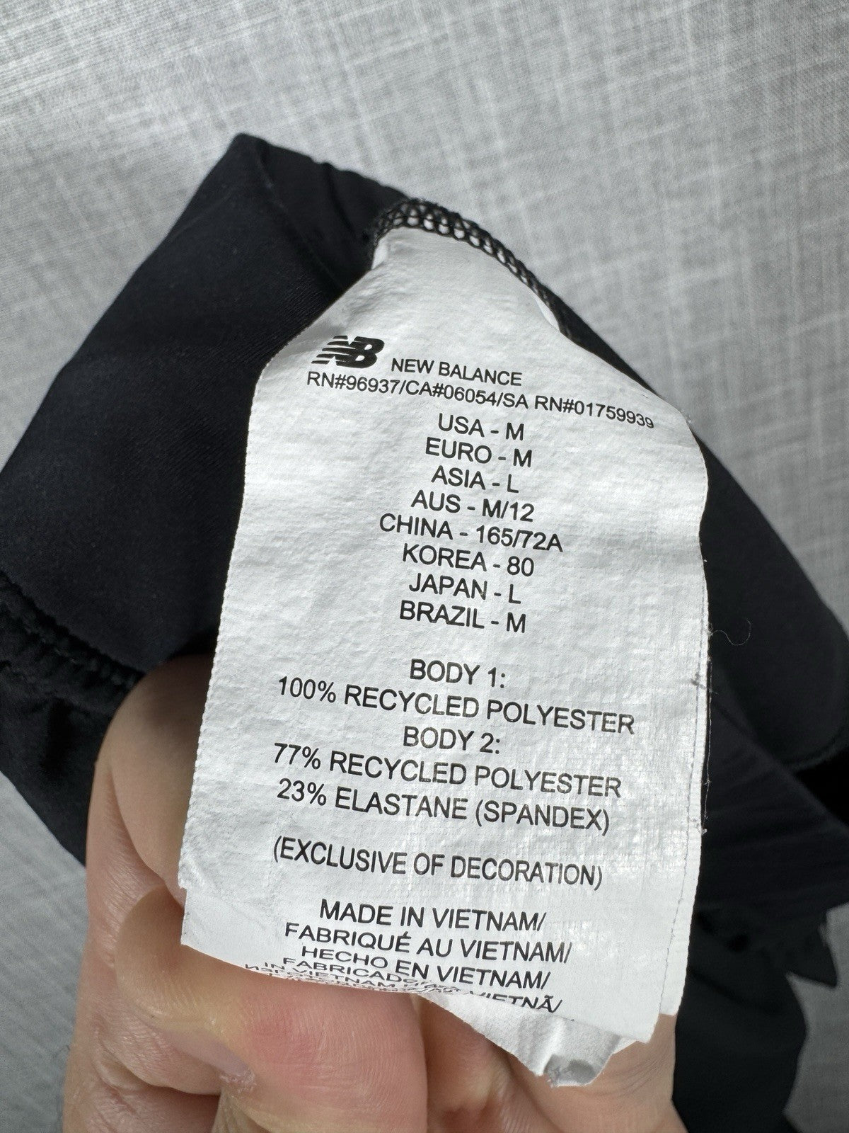 New Balance Mens Black NB Dry Tracksuit Track Pants Joggers Medium