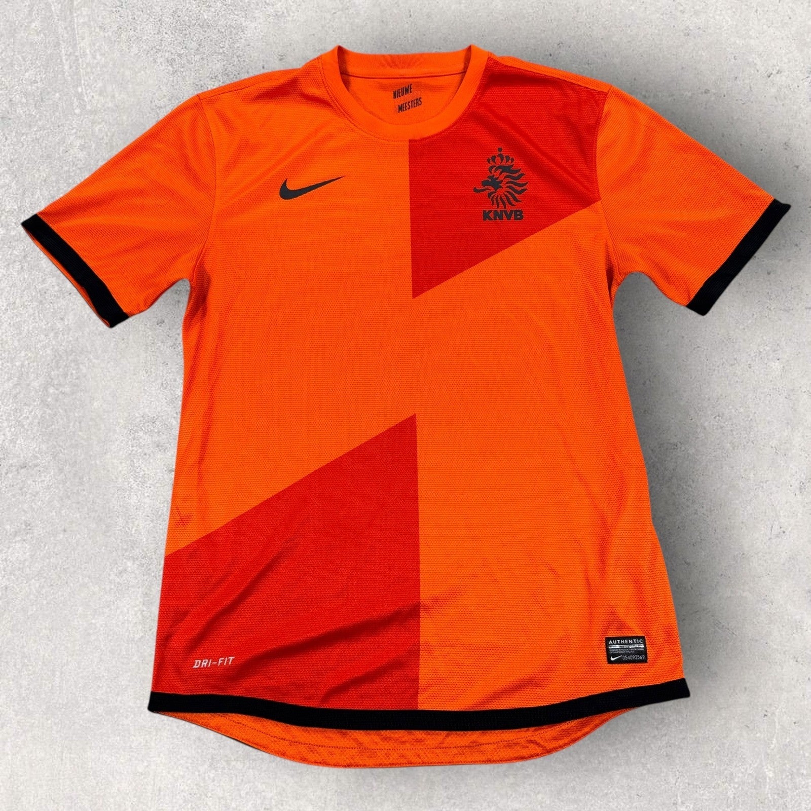 Netherlands Shirt Mens Medium KNVB Soccer Nike Dri Fit Euro Football Authentic