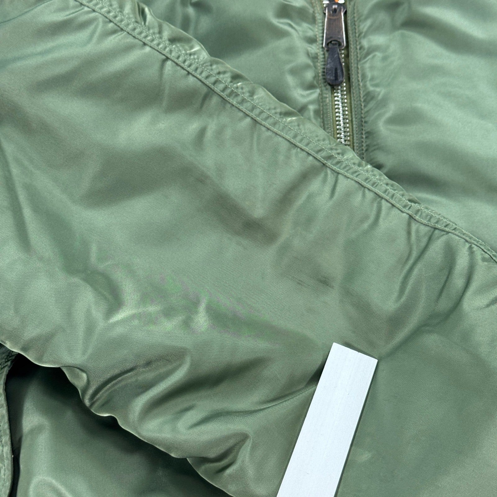 Vintage Schott Bros MA-1 Flight Bomber Jacket mens Medium Olive Green Military