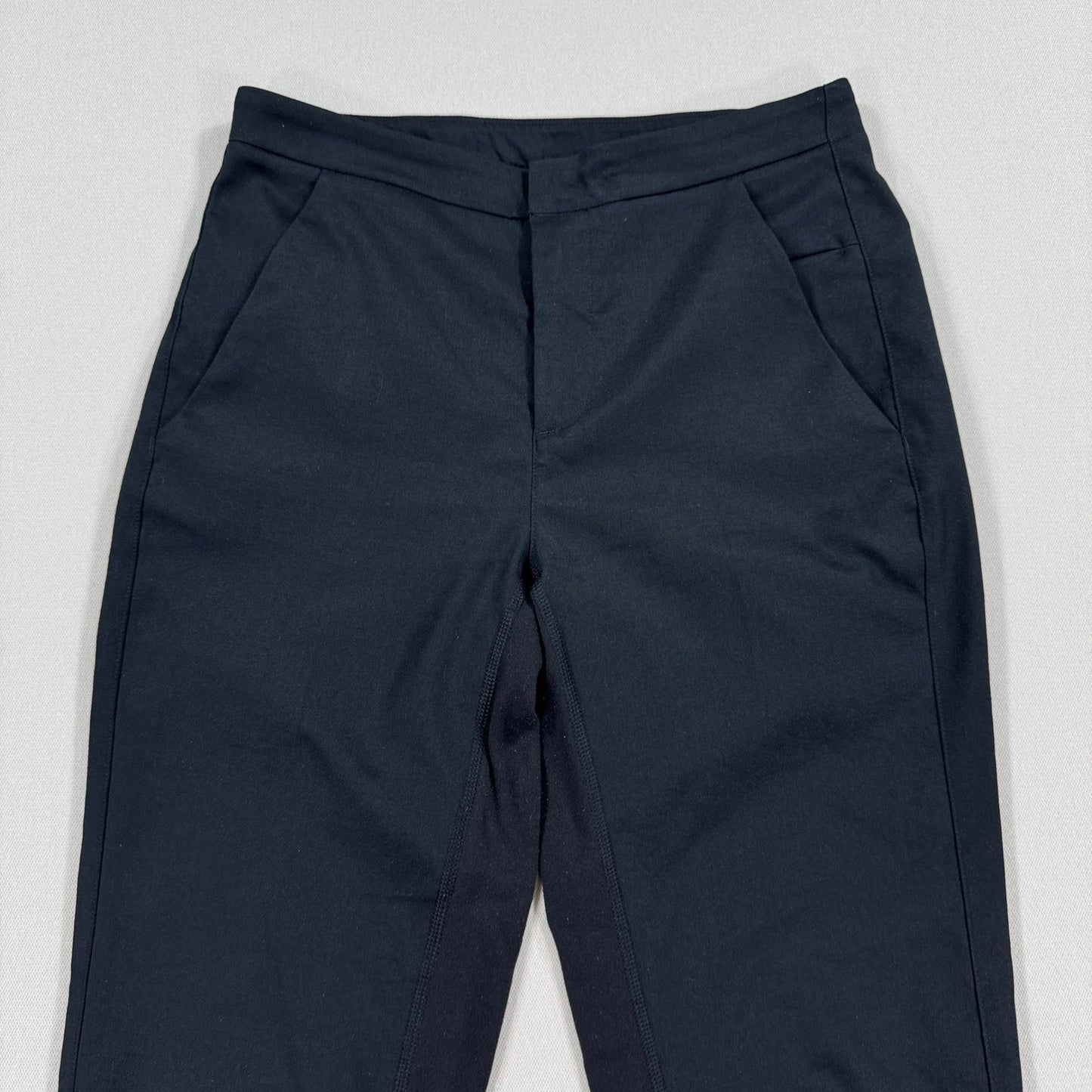 Lululemon Commission Slim Fit Dress Pants Womens Size 2 Black Stretch Pockets