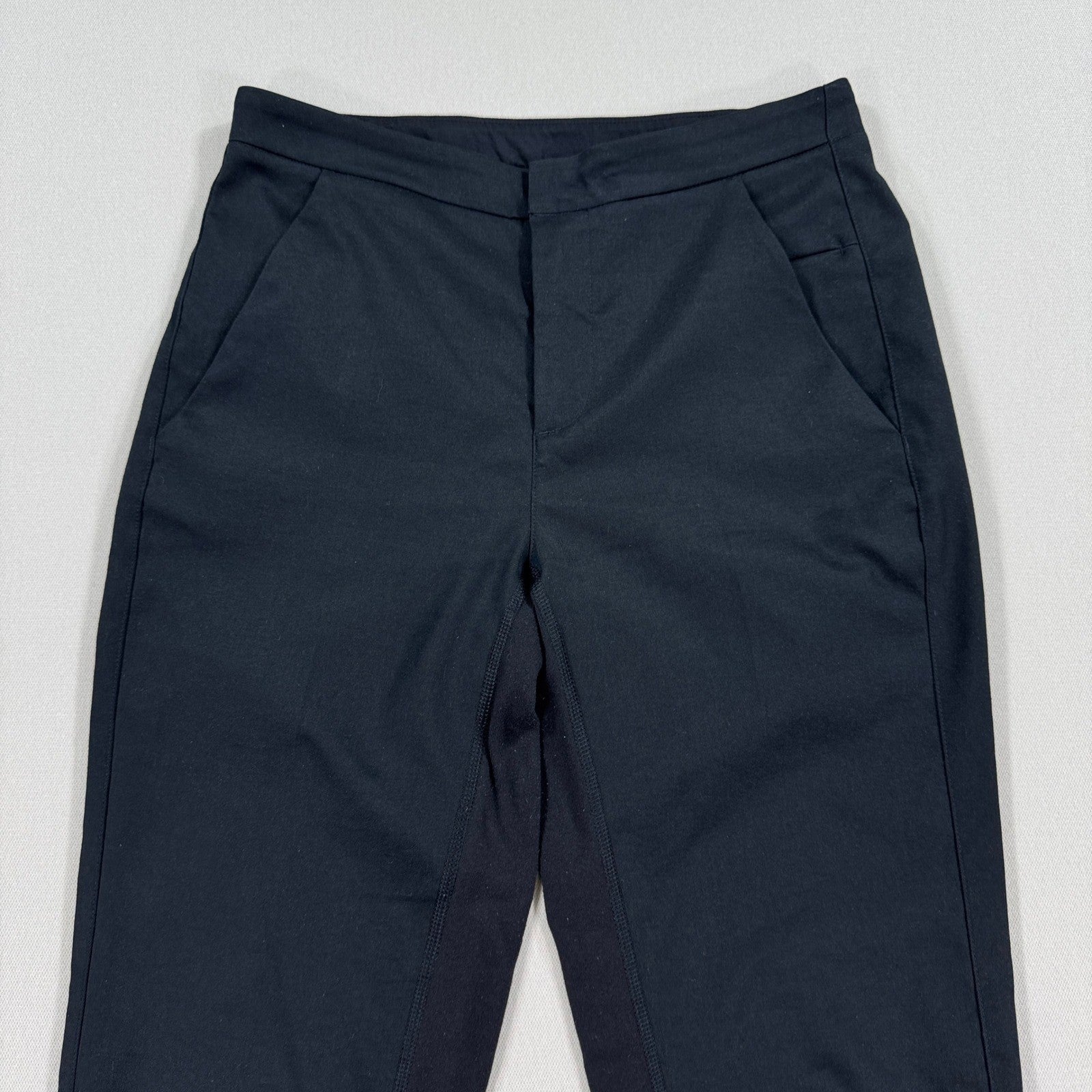 Lululemon Commission Slim Fit Dress Pants Womens Size 2 Black Stretch Pockets