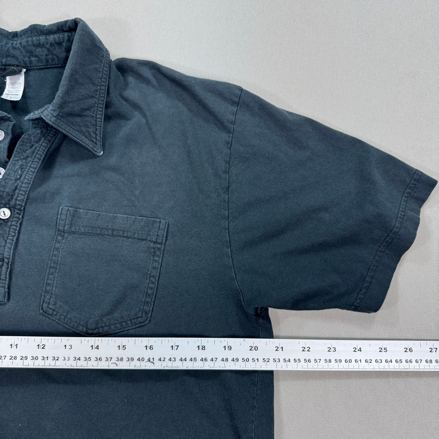 Ironhead Rat Rod Custom Parts Polo Shirt Mens Large Black Regular Fit Cotton USA