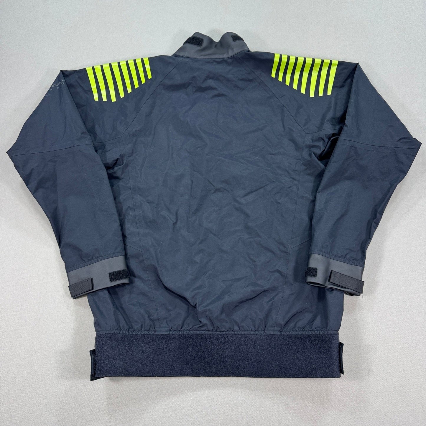 Henri Lloyd Sport Sailing Jacket Mens Medium Black Windbreaker Quarter Zip