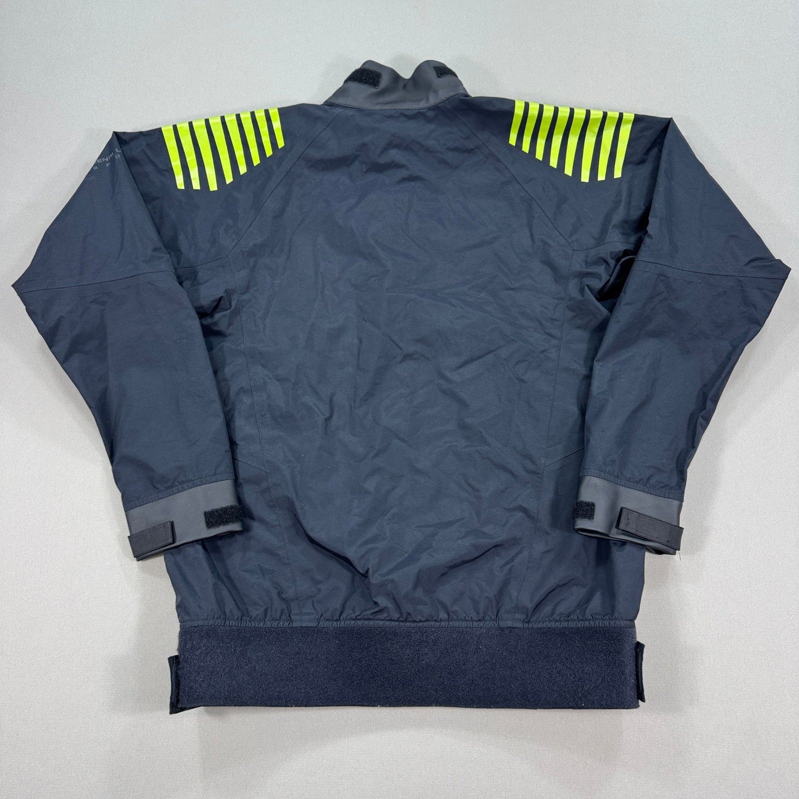 Henri Lloyd Sport Sailing Jacket Mens Medium Black Windbreaker Quarter Zip