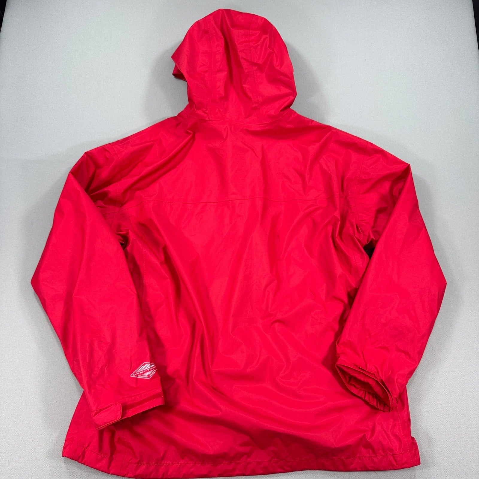 Columbia Manchester United Rain Jacket mens 2XL Red Packable Full Zip Hooded
