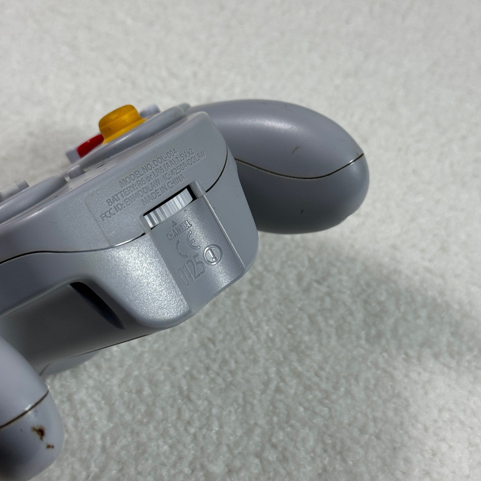 Nintendo GameCube Wavebird Wireless Controller DOL-004 Tested Works NO reciever