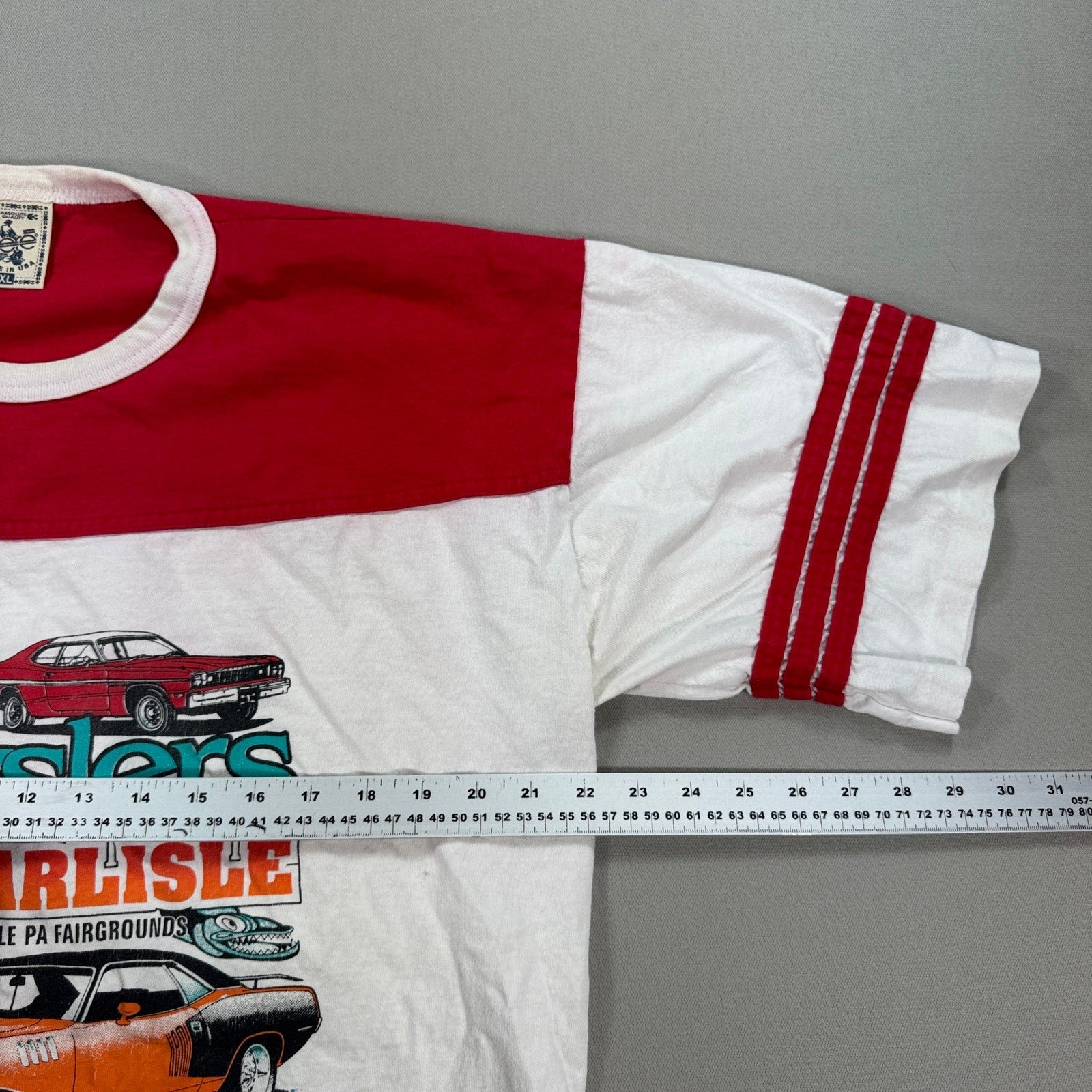 Vintage 90s Chryslers T-Shirt Carlisle PA Fairgrounds mens XL White Made In USA