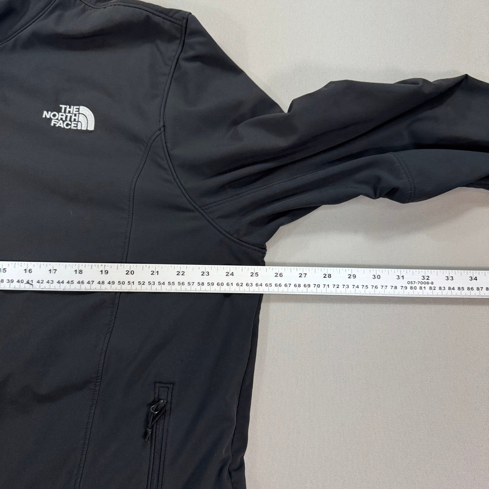 The North Face Apex Bionic Softshell Jacket mens 2XL Black Full Zip Windproof