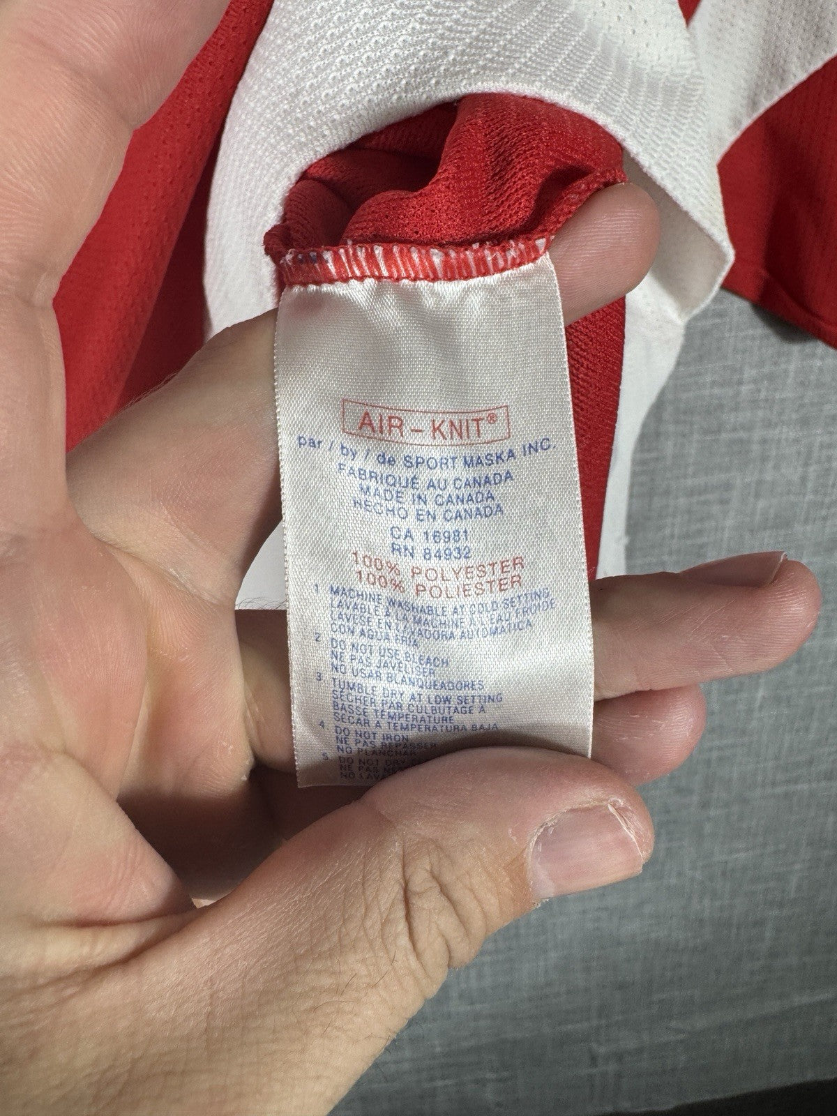 Vintage Detroit Red Wings Koho Jersey 2000s Size Small Read Description