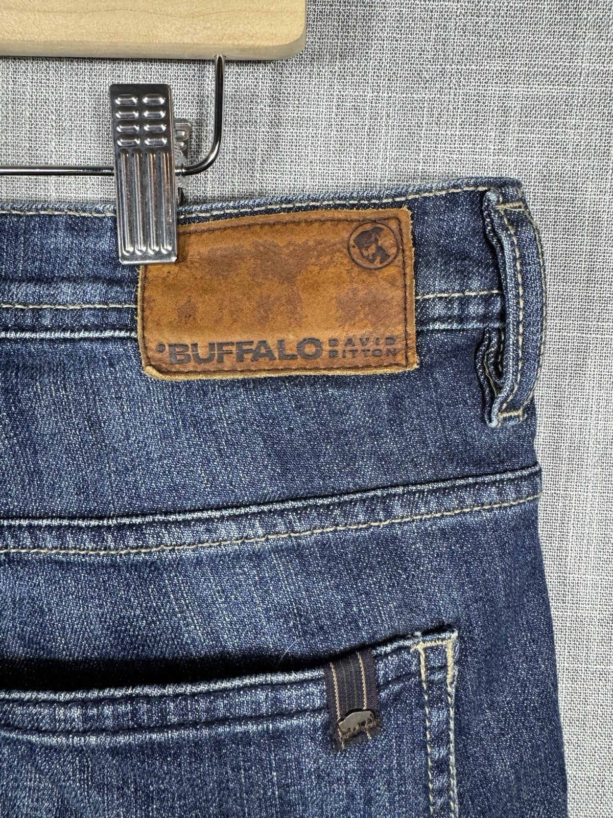 BUFALLO David Bitton Driven-X Straight Stretch Jeans mens Size 36 X 30