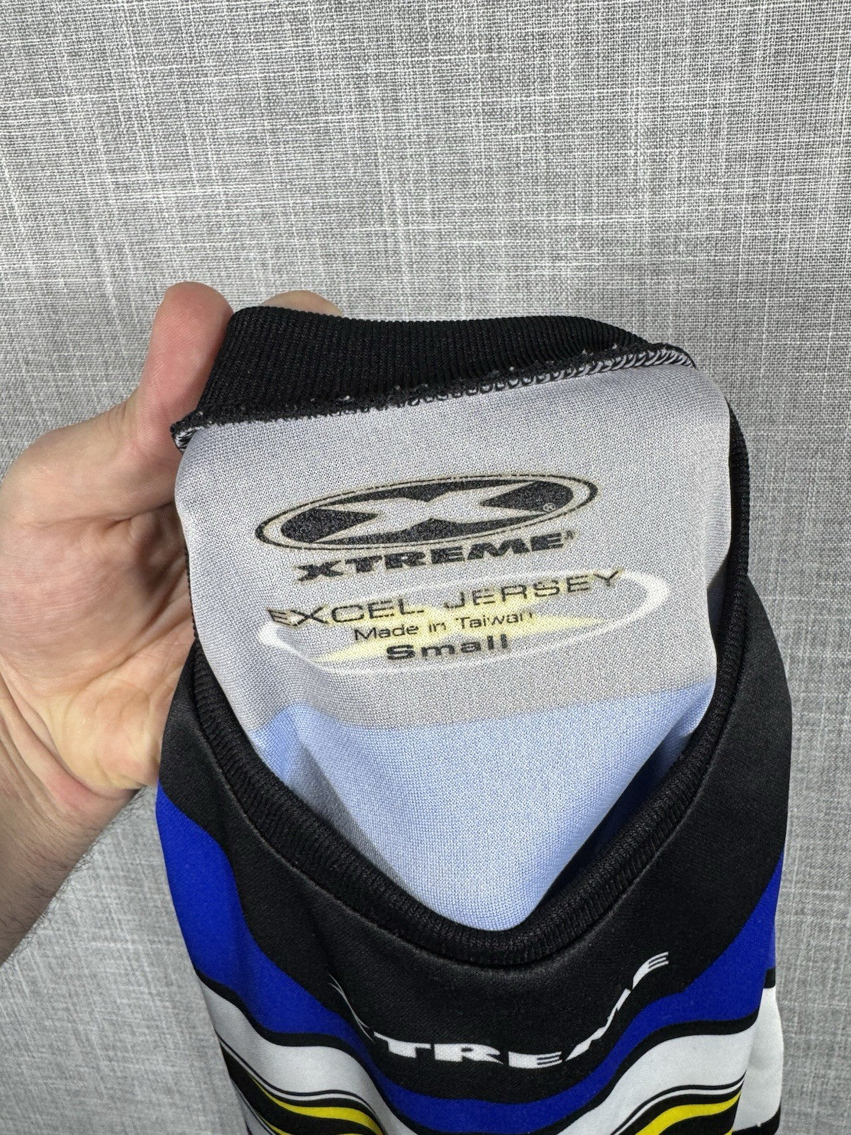 Vintage Motocross Xtreme Compettition Blue Long Sleeve T-Shirt Small