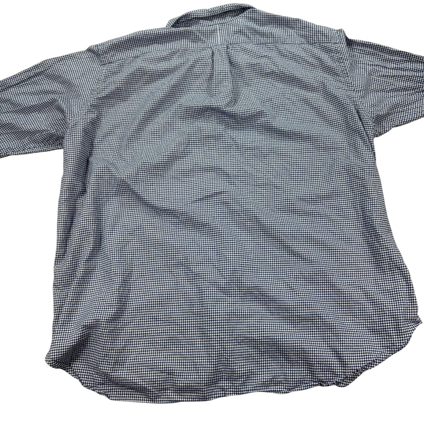 Ralph Lauren Shirt Gingham Button Down Long Sleeve mens 4XLT Blue Classic Fit