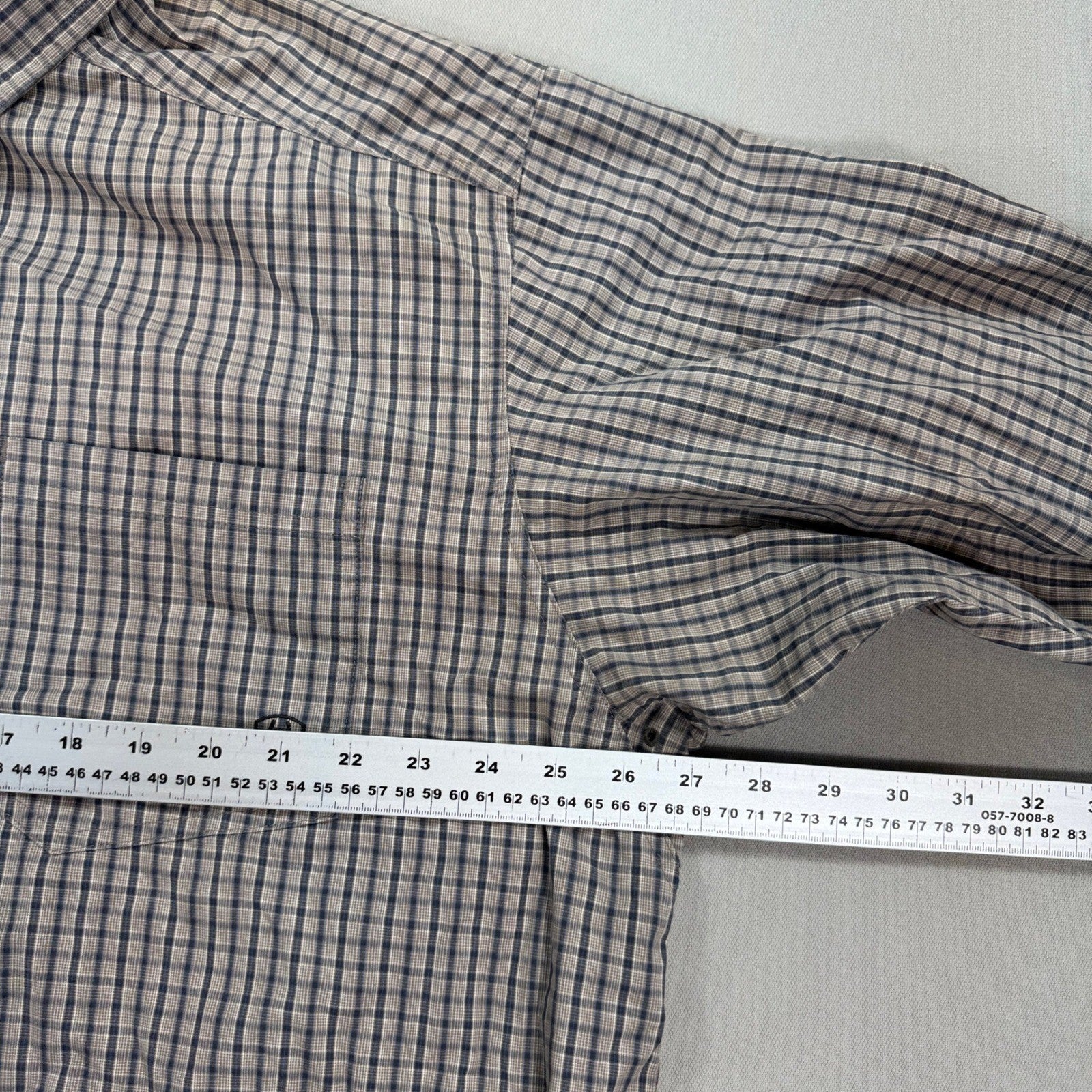 Ariat Pro Series Button Down Shirt mens 2XL Plaid Checkered Long Sleeve