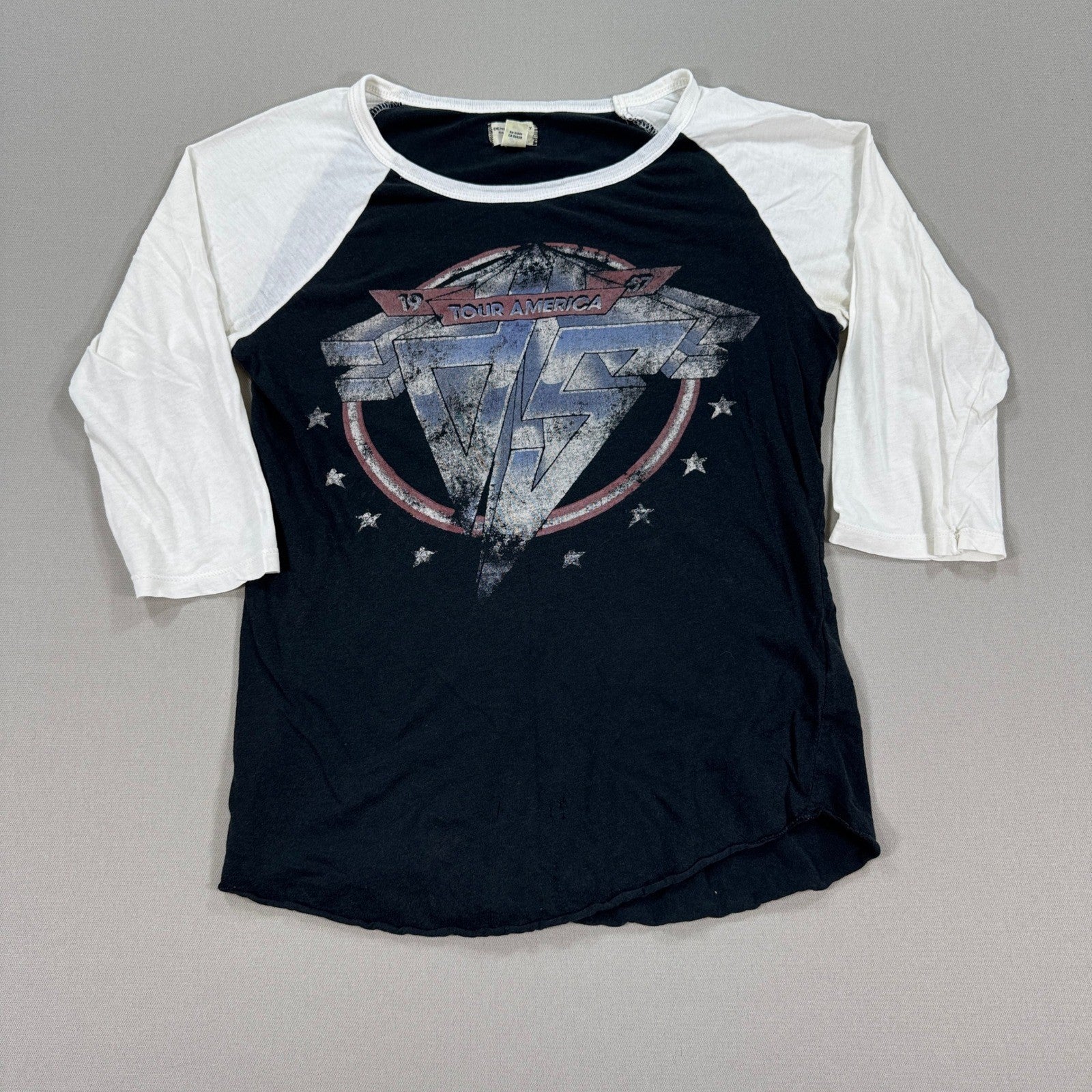 VTG Van Halen 1987 Tour T-Shirt America Ralph Lauren Denim & Supply Womens XS