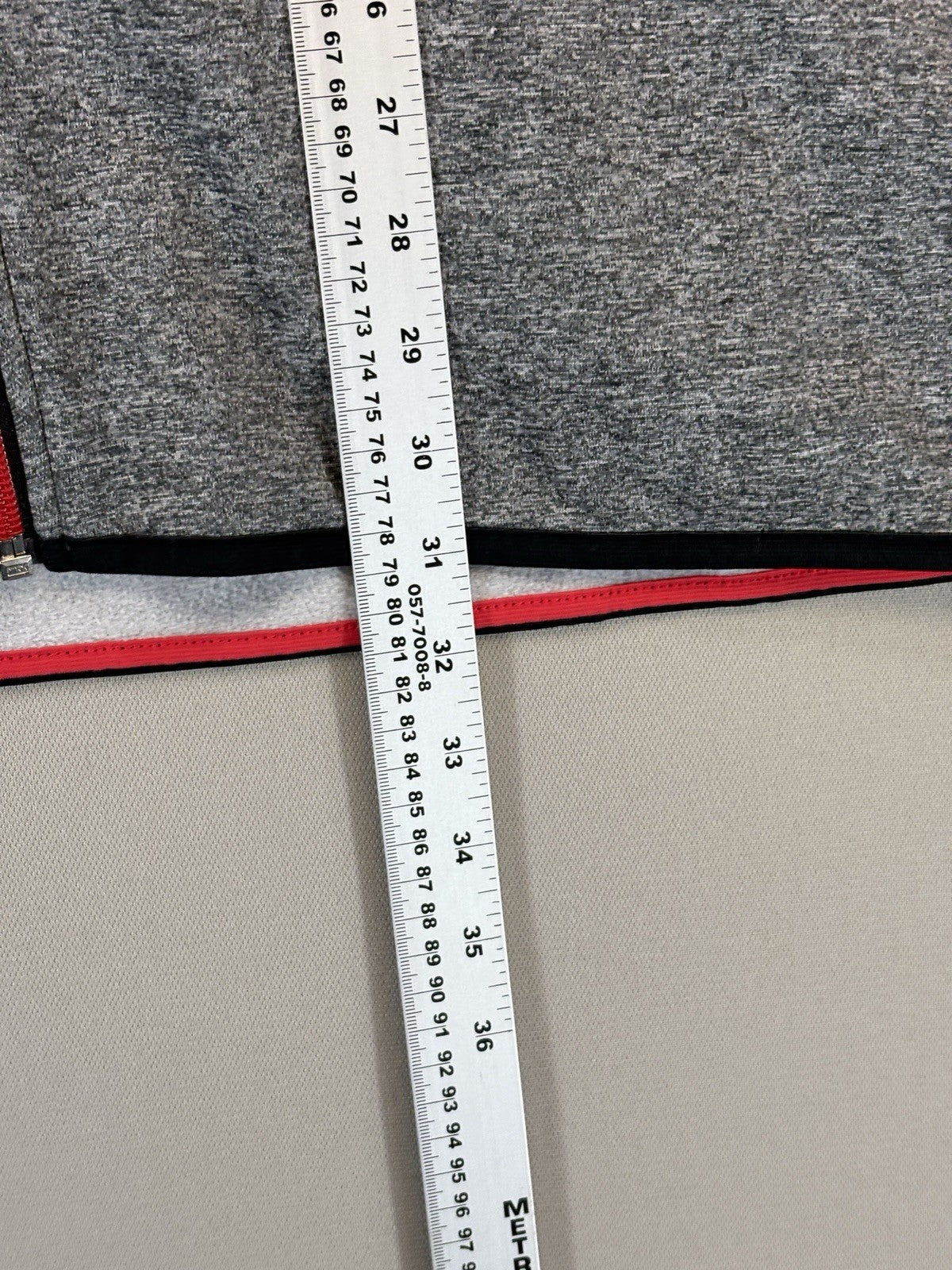 Adidas Climaheat mens 2XL Training Sweater Full Zip Red Lined Warm Athletic