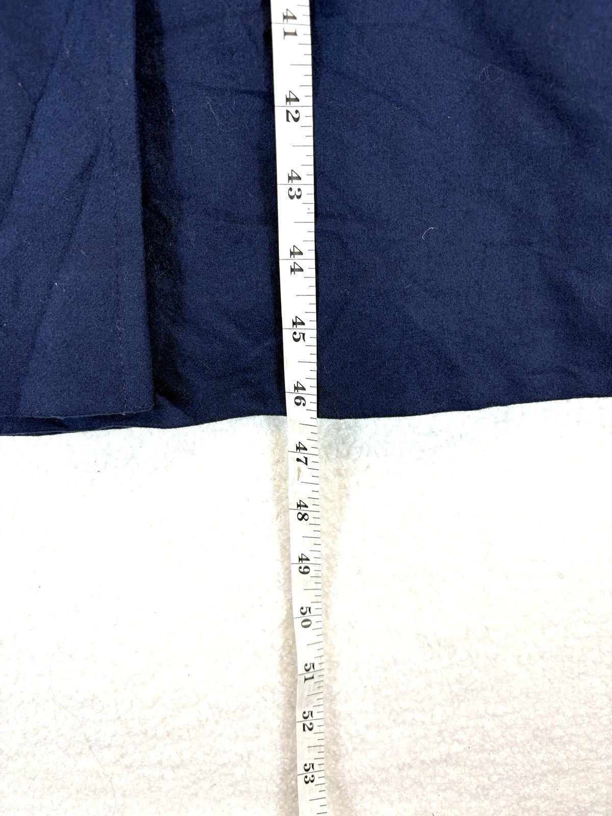 Pendleton 100% Virgin Wool Long Blue Trench Coat Double Breasted Womens Size 12