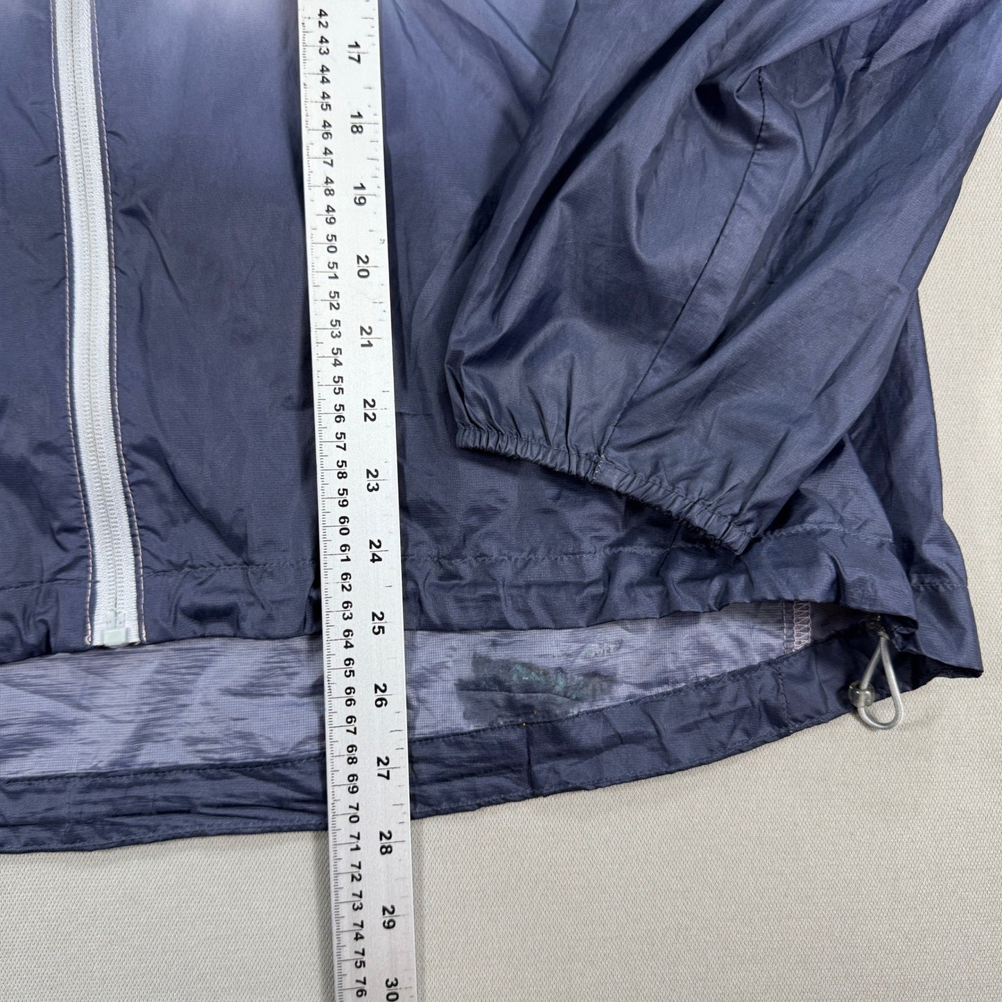 New Balance Jacket Womens 1X Windbreaker Ombre Tie Dye Raincoat Water Resistant